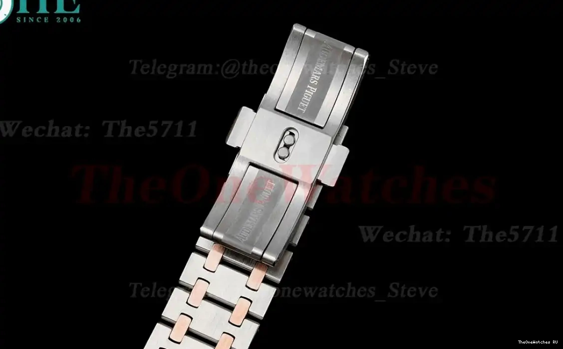 JJF Royal Swiss SS Brown Qtz Dial 33mm RG Ladies Oak 0517